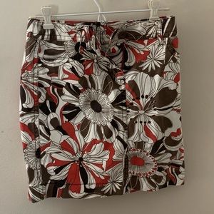 Vintage Ann Taylor patterned skirt